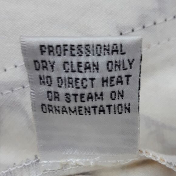 Vtg Cache Unique Statement Jacket Dragon Eagle Military Moto Belted Golden Sz L - Picture 15 of 16